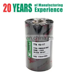 Premium Enhanced Wax Ribbon Size for 110mm*300m With 1Inch Core thumbnail-2