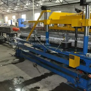 High Quality HDPE Single Wall Corrugated Pipe Extrusion Line Machinery thumbnail-1
