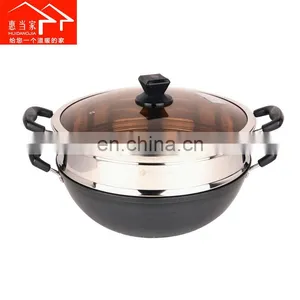 Multi-functional Cast Iron Electric Steamer Cooking Pot for Home thumbnail-1