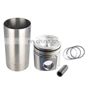 ISBe 4B3.9 Diesel Engine Liner Kit Cylinder Sleeve Piston Piston Ring 102mm thumbnail-1