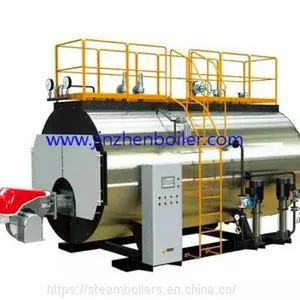 Industrial Horizontal Fire Tube Natural Gas Diesel Heavy Oil Lpg Fired Steam Boiler for Printing and Dyeing thumbnail-1