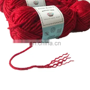 10g 25g 50g Soft 100 Acrylic Yarn 4 Ply Hand Knitting Yarn for Knitting thumbnail-3