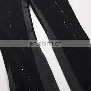 DiZNEW WHOLESALE BIKER LOOSE STRAIGHT SLIM FIT BIKER JEANS MEN thumbnail-6