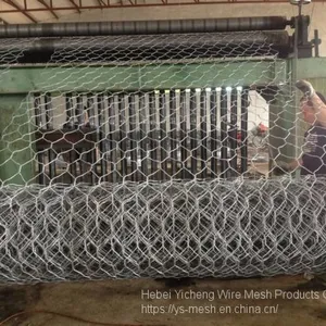 PVC Coated Hexagonal Gabion Mesh Woven Gabion Stone Cage thumbnail-5