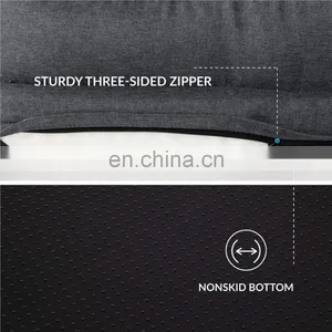 Orthopedic Dog Bed Luxury Pet Bed Bolster Couch Dog Beds With Washable & Removable Cover, Nonskid Bottom thumbnail-5
