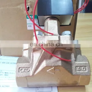 CKD Brass Water Solenoid Valve AP21-40A-C4A-AC200V thumbnail-2
