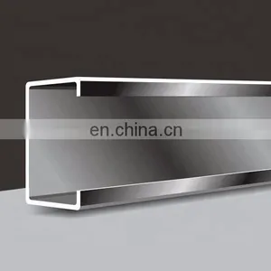 Stainless Steel C Channel Profile Pipe /Galvanized Perforated U Steel Profile/U Channel thumbnail-1