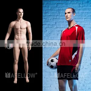 Playing Football Mannequin Fiberglass Male Realistic Engraving Head Sports Men Display Manikin FTM2 thumbnail-2