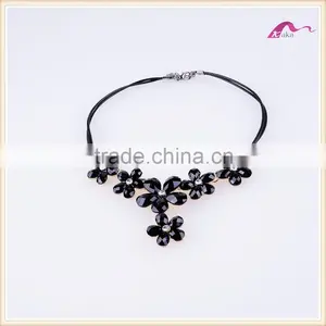 Luxury Statement Necklace Summer Classic Rope Chain Crystal Choker Necklace thumbnail-3