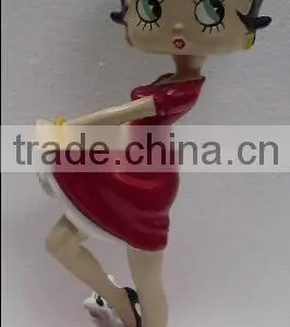 Custom Naughty Sports Betty Boop With Football Figurines thumbnail-5