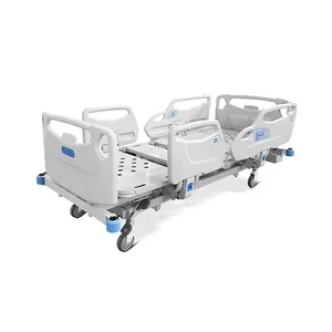 Patient Adjustable High End 5 Function Medical Equipment ICU Electric Luxury Hospital Bed thumbnail-2