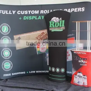 Straight /Cuverd Shape Advertising Pop Up Tension Fabric Display Banner thumbnail-4