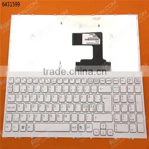 Original Laptop Keyboard for SONY VPC-EL WHITE FRAME WHITE Layout Nordic thumbnail-1