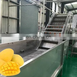 Mango Pulp Full Line Machine AutoOrange Mango Juice Liquid Washing and Filling Machine Line thumbnail-5