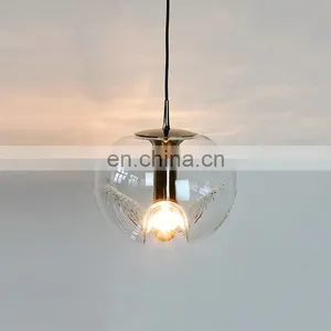 Medieval Bauhaus Glass Chandelier Nordic Designer Restaurant Decor Hanging Lamp Modern Minimalist LED Pendant Light thumbnail-3
