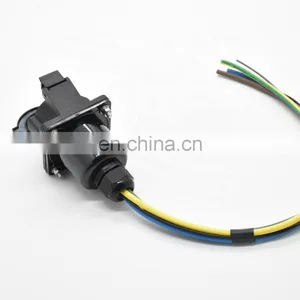 China Factory 16A 32A SAE J1772 Type 1 Vehicle Inlets 120V/240V AC EV Charger Socket With 0.5m Cable thumbnail-4