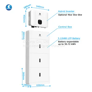 Solar Energy System 5kw With Lithium Storage Battery off on Grid Power Staiton for House thumbnail-1