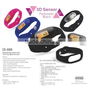 Silicone Pedometer, Digital Pedometer, Sports Pedometer thumbnail-1