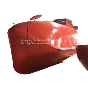 EC, RS, CCS Approved SOLAS 16 Persons 4.9m GRP Totally Enclosed Free Fall Lifeboat thumbnail-3