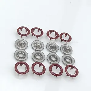 HLD Factory Wholesale Colorful BRASS 16L 18L Cap Prong Snap Button for Clothes thumbnail-3