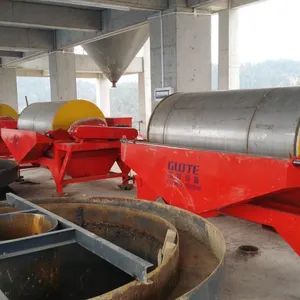 Permanent Slurry Magnetic Separator Wet Drum Magnetic Separator for Silica Sand thumbnail-2
