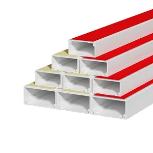 Quality Assurance Heat Resistant White Cable Trunking Management Plastic PVC Cable Tray thumbnail-5