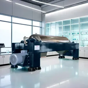 Decanter Centrifuge Machine With Engine Pump for Sludge Dewatering Separation Equipment Centrifugal Decanter thumbnail-2