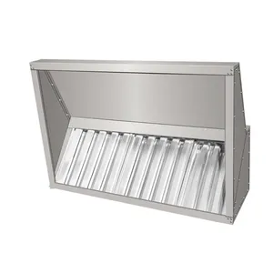 Wholesale Luxury Glass Exhaust Hood for Shopping Mall Kitchen Equipment thumbnail-1