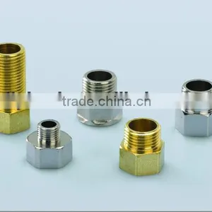 High Quality Water Supply OEM Brass Reducing Pipe Nipple thumbnail-2