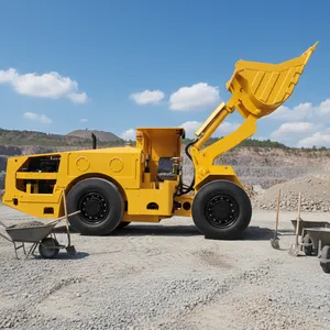 Underground Mining Loader Diesel Tunnel Mining Scooptram LHD Scoop Tram Loader With 1 Cbm Bucket thumbnail-3