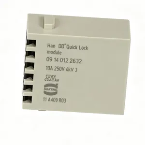HARTING 09140122632 Han-Modular Han DD 12 Contacts Male Quick Lock Heavy Duty Rectangular Connector Module thumbnail-3