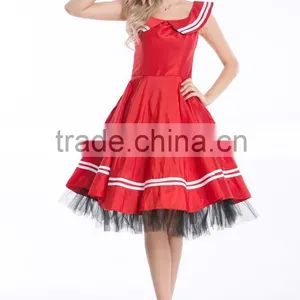 Bestdress Audrey Vintage Black 1950's Swing Wholesale Rockabilly thumbnail-1
