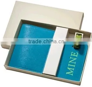 Passport Holder Cover and Luggage Tag Set With Gift Box thumbnail-1