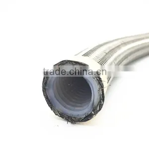 Stainless Steel Braided Convoluted PTFE Hose thumbnail-1