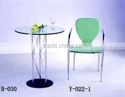 Leather Steel Frame Chair thumbnail-1