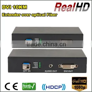 2016 Hottest Uncompressede Lossless 10KM Optical Fiber DVI Extender thumbnail-1