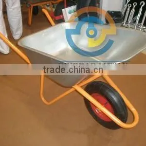 Large Wheel Barrow, Wheelbarrow, Metal Wheelbarrow, Building Wheel Barrow thumbnail-1