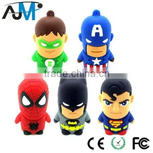 Hot ! Spiderman Usb Flash Drive Batman Usb 8g 16g 32g Robot Usb Stick thumbnail-1