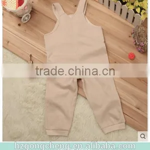 Organic Cotton Overalls Baby Open File Suit thumbnail-3