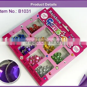 2mm Round Acrylic Rhinestone Sticker thumbnail-1