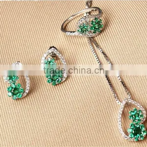 New Product Cubic Zirconia Jewelry Necklace Set,unique Jewelry Set thumbnail-1