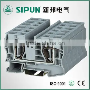 ST3-16 Spring Type Din Rail Terminal Block thumbnail-1