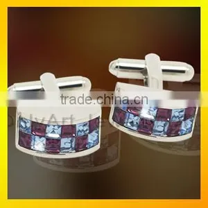 High Quality Stainless Steel Cufflinks Agate Cufflinks thumbnail-1