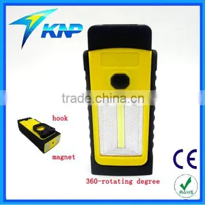 LED+COB Portable Flashlight High Power Work Light With Hook And Magnet thumbnail-1