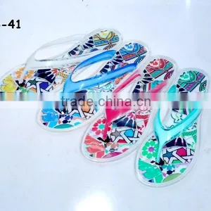2015 Flip Flops Hot Sale PVC Ladies Slippe thumbnail-3