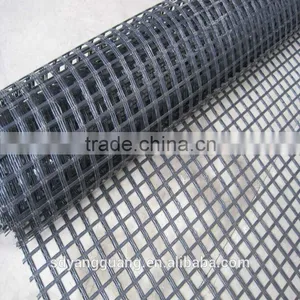 Oil-soluble PVC High Strength Uniaxial Warp-knitting Polyester Geogrid thumbnail-3