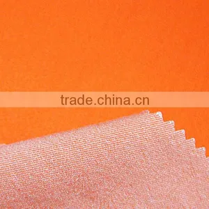 Aramid Polyester Fabric in High Vis Orange Color 260gsm thumbnail-1