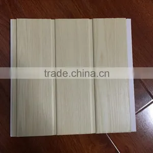 Wood Series of Two Grooves Pvc Wall Panel and Ceiling and Bathroom Ceiling Wall Cladding thumbnail-3
