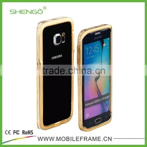 Diamond Mobile Phone Metal Cases for Samsung S6 Edge thumbnail-3