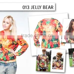 Latest Fashion Women Sublimation Printed Hoodies Cool Custom Sublimation Hooded Sweatshirt thumbnail-6